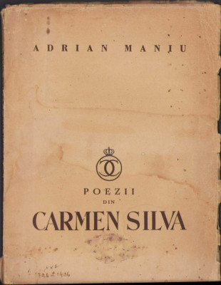 HST 382SP Poezii din Carmen Sylva 1936 Adrian Maniu foto