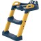 Reductor si Scaunel Inaltator WC, Flippy, pentru Copii 1 - 7 Ani, 2 Trepte Reglabile, Pliabil, Colac Moale, cu Spatar si Manere, Inaltime 54/58 cm x 3