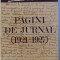 PAGINI DE JURNAL (1921-1927) de P. P. PANAITESCU , 1974
