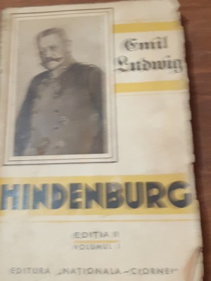 HINDENBURG EMIL LUDWIG foto