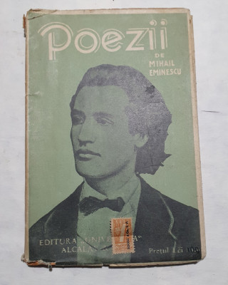 POEZII - MIHAI EMINESCU - EDITIE ALEASA - 1905 foto