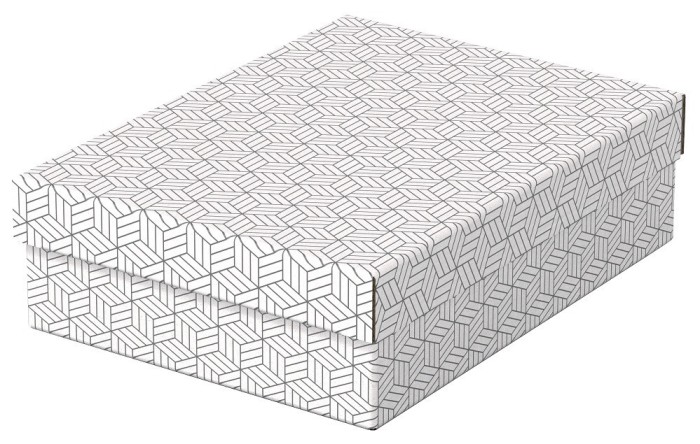 Set 3 cutii depozitare carton reciclat Esselte Recycled cu capac 36 x 26 x 10