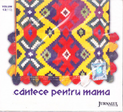 CD Populara: Cantece pentru mama ( original, SIGILAT ) foto