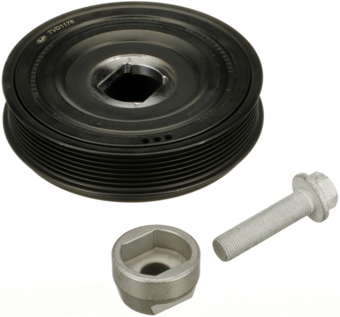 GATES TVD1176A DriveAlign&reg; Fulie curea, arbore cotit