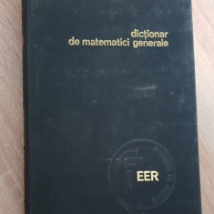 Dicționar de matematici generale - Vasile Bobancu (coord.)