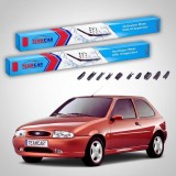 Cumpara ieftin Ștergătoare Ford Fiesta Gen IV JA/JB Hatchback 1995-2002 | Set Față Flat Premium &ndash; TeamCar&reg;