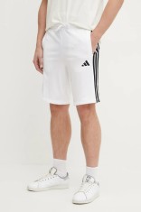adidas pantaloni scurti barbati, culoarea alb, JN6488