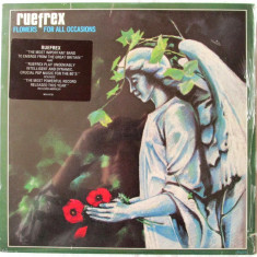 RUEFREX - "Flowers for All Occasions" Disc vinil LP, 1985, S.U.A.