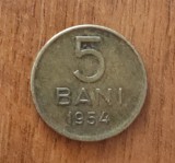 Moneda 5 Bani 1954 RPR Rom&acirc;nia, Numismatică