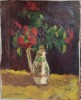 Alexandru Istrati - Vas cu Flori, Ulei pe Panza, 57.5x46.5cm, Semnat, Certificat Autenticitate