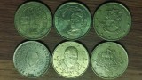 Set 50 euro cent -colectie 6 tari diferite- Vatican Austria Croatia Olanda Italia Finlanda - superbe !