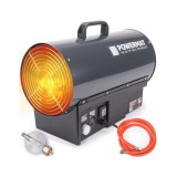 Tun pentru caldura pe gaz cu termostat 15 KW, incalzitor industrial, Powermat