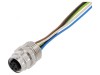 Conector M12 soclu PIN 5 mamă A-DeviceNet / CANopen 2m - Conector M12 soclu PIN 5 mamă A-DeviceNet / CANopen 2m