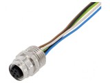 Conector M12 soclu PIN 5 mamă A-DeviceNet / CANopen 2m - Conector M12 soclu PIN 5 mamă A-DeviceNet / CANopen 2m