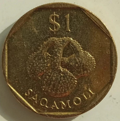 Moneda Fiji - 1 Dollar 1996 - An rar foto