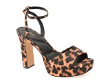 Sandale elegante ALDO maro, CHICGLEAM 967, din material textil