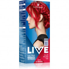 Schwarzkopf LIVE Ultra Brights or Pastel vopsea de par semi-permanenta culoare 092 Pillar Box Red