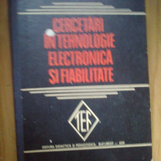 h0a Cercetari in tehnologie electronica si fiabilitate