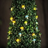 Lampa cu LED-uri solare - ciuperci - 2,4 m - 25 LED-uri - alb cad