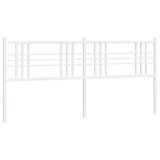 Cumpara ieftin Tablie de pat de schimb metalica, alb, 200 cm