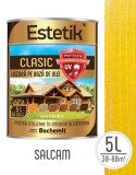 Lazura lemn ESTETIK CLASIC 5L SALCAM, protectie UV