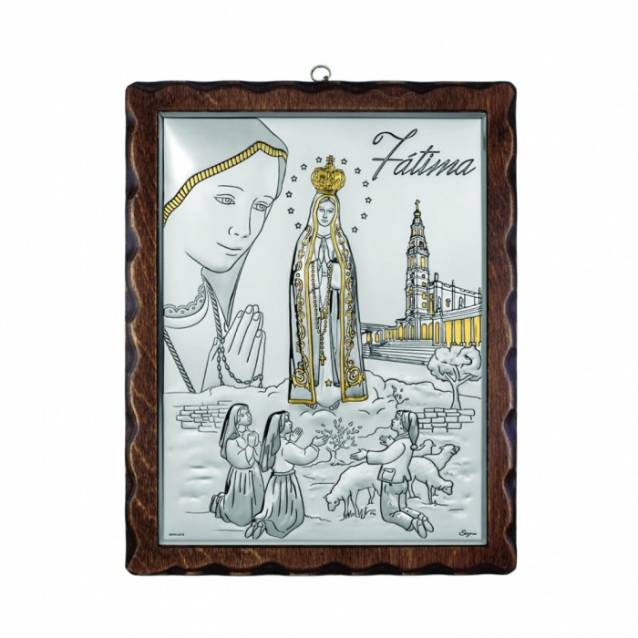 Icoana Maica Domnului de la Fatima 17 x 21 cm