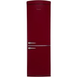 Combina frigorifica Fram FC-VRR341BDE++, 340 l, Less Frost, Clasa E, Iluminare LED, Control mecanic, H 186 cm, Burgundi