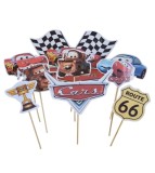 Set 9 Toppere Model Cars pentru Tort, Carton Foliat
