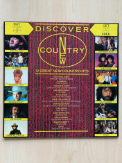 Discover New Country 1986, disc vinil compilatie foto