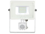 Lampă Proiector LED 20W Alb Neutru, Senzor Mișcare V-TAC