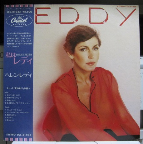 Vinil &quot;Japan Press&quot; Helen Reddy &lrm;&ndash; Reddy (EX)