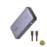 Baterie Externa UGREEN PB205 25000mAh 145W QC + PD 1 x USB-A - 2 x USB-C Gri