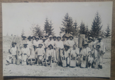 Lucratori in mina din Romania// fotografie, perioada interbelica foto