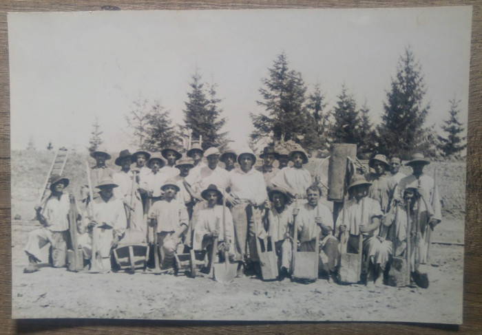 Lucratori in mina din Romania// fotografie, perioada interbelica