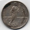 Moneda Argint 2 Lei 1911 Romania Carol I, 10g, Argint, Rară