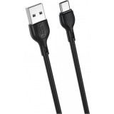 Cablu Date si Incarcare USB-A - USB-C XO Design NB200, 10W, 1m, Negru