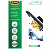 Folie A4 pentru Laminare Fellowes, 100 Microni, 100 Folii/Top, Folie Laminare, Folii pentru Laminare, Set Folii Laminare, Top Folii Laminare, Folie pe