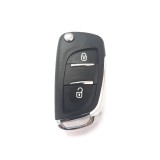 Carcasa cheie briceag Peugeot 2 but model cromat