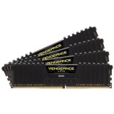 Memorie Corsair DDR4 16GB 2666MHz, KIT 4x4GB Black Vengeance LPX