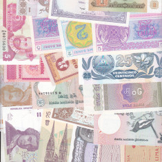 bnk bn Lot 160 bancnote w.w diferite, circulate si necirculate