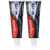 Colgate Advanced White Charcoal Pasta de dinti albire cu cărbune activ 2x75 ml