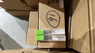 Capăt de freză din carbură, cilindru &amp;icirc;ngust cu cap rotunjit, br&amp;acirc;u verde, Small Barrel Ball C foto