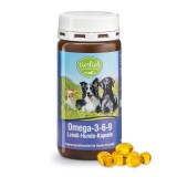 Capsule cu omega 3-6-9 ulei de in pentru caini Sanct Bernhard 180 buc
