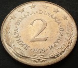 Cumpara ieftin Moneda 2 DINARI / DINARA - RSF YUGOSLAVIA, anul 1979 *cod 1525 A, Europa