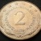 Moneda 2 DINARI / DINARA - RSF YUGOSLAVIA, anul 1979 *cod 1525 A