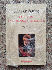 Expunere La Simbolul Apostolilor (sigilata) - Toma De Aquino ,554285 foto