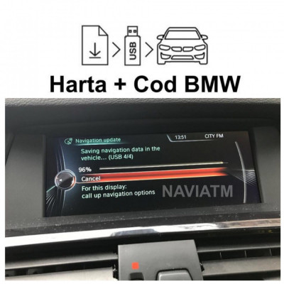 BMW Harti Navigatie Europa 2022 COD FSC seria 3 5 6 X1 X3 X4 X5 X6 foto