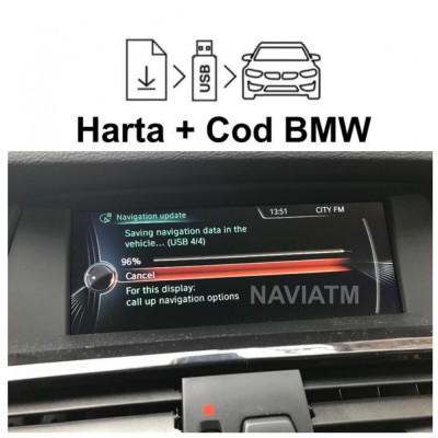 BMW Harti Navigatie Europa 2025 COD FSC seria 3 5 6 X1 X3 X4 X5 X6 foto