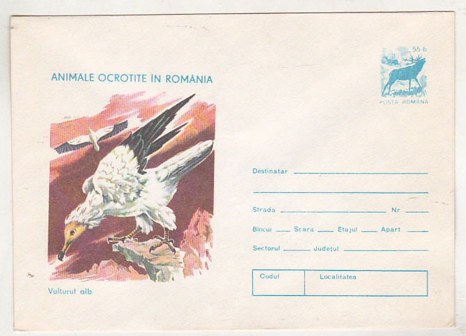 bnk ip Animale ocrotite - Vulturul alb - necirculat - 1977