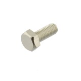 Surub M8, otel rezistent la acizi A4, 10mm, cap hexagonal, KRAFTBERG, M8X10/D933-A4, T152274